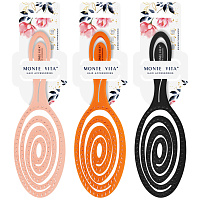 Расческа для волос массажная 22х7 см, цвета АССОРТИ, MONTE VITA (МОНТЕ ВИТА), 457416