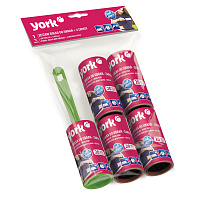 Ролик для чистки одежды York 20 листов (запасной блок 4х20 л)