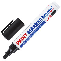 Маркер-краска лаковый (paint marker) 6 мм, ЧЕРНЫЙ, НИТРО-ОСНОВА, BRAUBERG PROFESSIONAL PLUS EXTRA, 151451 фото Маркер-краска лаковый (paint marker) 6 мм, ЧЕРНЫЙ, НИТРО-ОСНОВА, BRAUBERG PROFESSIONAL PLUS EXTRA, 151451