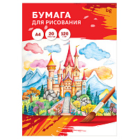 Папка для рисования А4, 20л., BG, 120г/м2 фото Папка для рисования А4, 20л., BG, 120г/м2