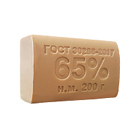 Мыло хозяйственное 65% ММЗ, без обертки, 200г фото Мыло хозяйственное 65% ММЗ, без обертки, 200г