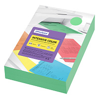 Бумага цветная OfficeSpace "Intensive Color", А4, 80г/м2, 500л., (зеленый) фото Бумага цветная OfficeSpace "Intensive Color", А4, 80г/м2, 500л., (зеленый)
