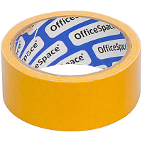 Клейкая лента двусторонняя OfficeSpace, 38мм*10м, полипропилен фото Клейкая лента двусторонняя OfficeSpace, 38мм*10м, полипропилен