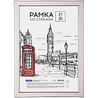 Рамка пластиковая 21*30см, OfficeSpace "Color", розовый фото Рамка пластиковая 21*30см, OfficeSpace "Color", розовый