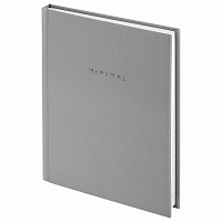 Блокнот МАЛЫЙ ФОРМАТ 110х147 мм, А6, 80 л., твердый, клетка, BRAUBERG "Minimal", серый, 116445 фото Блокнот МАЛЫЙ ФОРМАТ 110х147 мм, А6, 80 л., твердый, клетка, BRAUBERG "Minimal", серый, 116445