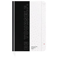 Ежедневник недатированный А5, 136л., 7БЦ BG "Minimal. B&W", глянцевая ламинация, отд. фольгой фото Ежедневник недатированный А5, 136л., 7БЦ BG "Minimal. B&W", глянцевая ламинация, отд. фольгой