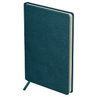 Ежедневник недатированный, А5, 136л., твердый переплет, кожзам, BG "Pattern. Dark teal", бирюзовый фото Ежедневник недатированный, А5, 136л., твердый переплет, кожзам, BG "Pattern. Dark teal", бирюзовый