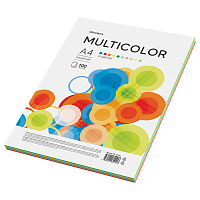 Бумага цветная OfficeSpace "Multicolor", А4, 80г/м2, 100л., (10 цветов) фото Бумага цветная OfficeSpace "Multicolor", А4, 80г/м2, 100л., (10 цветов)