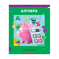 Тетрадь предметная 36л. ArtSpace "Пять в квадрате" - Алгебра, эконом фото Тетрадь предметная 36л. ArtSpace "Пять в квадрате" - Алгебра, эконом