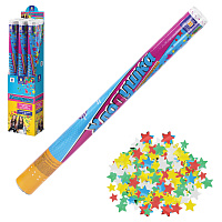 Хлопушка пневматическая 60 см "XXL ЗВЕЗДЫ", фольга, ассорти, ЗОЛОТАЯ СКАЗКА, 592466 фото Хлопушка пневматическая 60 см "XXL ЗВЕЗДЫ", фольга, ассорти, ЗОЛОТАЯ СКАЗКА, 592466