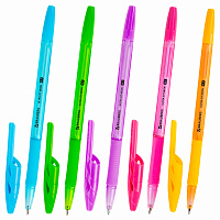 Ручка шариковая с грипом BRAUBERG "ULTRA GT NEON", СИНЯЯ, корпус ассорти, линия 0,35 мм, 144054 фото Ручка шариковая с грипом BRAUBERG "ULTRA GT NEON", СИНЯЯ, корпус ассорти, линия 0,35 мм, 144054
