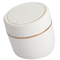 Контейнер, урна, ведерко для мусора с микролифтом НАСТОЛЬНОЕ 2 л, 150х160 мм, белый, BOOMHOUSE (БумХаус), 238900