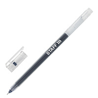 Ручка гелевая STAFF "EVERYDAY" GP-673, ЧЕРНАЯ, длина письма 1000 м, игольчатый узел 0,5 мм, линия письма 0,35 мм, 143673 фото Ручка гелевая STAFF "EVERYDAY" GP-673, ЧЕРНАЯ, длина письма 1000 м, игольчатый узел 0,5 мм, линия письма 0,35 мм, 143673