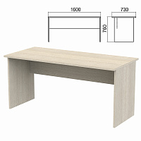 Стол прямой Арго А-004 (ясень шимо, 1600х730х760 мм)