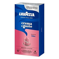 Кофе в капсулах LAVAZZA "Crema&Gusto Dolce" для кофемашин Nespresso, 10 порций фото Кофе в капсулах LAVAZZA "Crema&Gusto Dolce" для кофемашин Nespresso, 10 порций