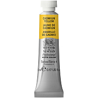 Акварель художественная Winsor&Newton "Professional", 5мл, туба, №108 кадмий желтый фото Акварель художественная Winsor&Newton "Professional", 5мл, туба, №108 кадмий желтый
