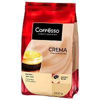 Кофе в зернах COFFESSO "Crema", 1 кг, 102486 фото Кофе в зернах COFFESSO "Crema", 1 кг, 102486