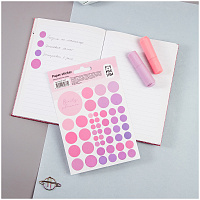 Наклейки бумажные MESHU "Beauty planner pink", 12*18см, 47 наклеек, европодвес фото Наклейки бумажные MESHU "Beauty planner pink", 12*18см, 47 наклеек, европодвес