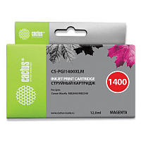 Картридж струйный CACTUS (CS-PGI1400XLM) для CANON МВ2040/МВ2340, пурпурный фото Картридж струйный CACTUS (CS-PGI1400XLM) для CANON МВ2040/МВ2340, пурпурный