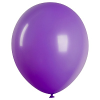 Воздушные шары, 50шт., М12/30см, MESHU, пастель, фиолетовый