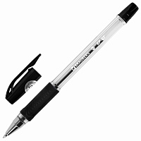 Ручка шариковая BRAUBERG "BP-GT", ЧЕРНАЯ, корпус прозрачный, евронаконечник 0,7 мм, линия письма 0,35 мм, 144006 фото Ручка шариковая BRAUBERG "BP-GT", ЧЕРНАЯ, корпус прозрачный, евронаконечник 0,7 мм, линия письма 0,35 мм, 144006