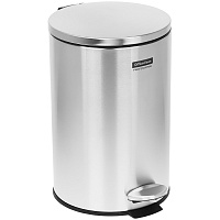 Ведро-контейнер для мусора (урна) OfficeClean Professional Simple, 12л, нержавеющая сталь, хром фото Ведро-контейнер для мусора (урна) OfficeClean Professional Simple, 12л, нержавеющая сталь, хром