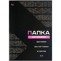 Папка для черчения А3, 10л., BG (бумага Гознак), без рамки, 200г/м2 фото Папка для черчения А3, 10л., BG (бумага Гознак), без рамки, 200г/м2
