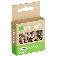 Кнопки силовые Berlingo "Green Series", 30шт., деревянные, крафт упак., европодвес фото Кнопки силовые Berlingo "Green Series", 30шт., деревянные, крафт упак., европодвес