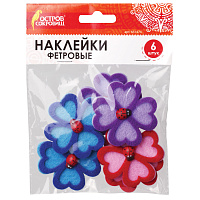 Наклейки из фетра "Клевер", 6 шт., ассорти, ОСТРОВ СОКРОВИЩ, 661474 фото Наклейки из фетра "Клевер", 6 шт., ассорти, ОСТРОВ СОКРОВИЩ, 661474