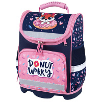 Ранец ЮНЛАНДИЯ WISE, 1 отделение, 3 кармана, устойчивое дно, "Donut worry", 37x29х15 см, 272073 фото Ранец ЮНЛАНДИЯ WISE, 1 отделение, 3 кармана, устойчивое дно, "Donut worry", 37x29х15 см, 272073