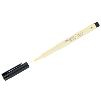 Ручка капиллярная Faber-Castell "Pitt Artist Pen Brush" цвет 103 слоновая кость, пишущий узел "кисть фото Ручка капиллярная Faber-Castell "Pitt Artist Pen Brush" цвет 103 слоновая кость, пишущий узел "кисть