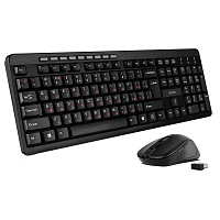 Комплект беспроводной клавиатура + мышь Sven KB-C3400W, USB, черный фото Комплект беспроводной клавиатура + мышь Sven KB-C3400W, USB, черный