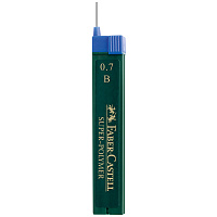 Грифели для механических карандашей Faber-Castell "Super-Polymer", 12шт., 0,7мм, B фото Грифели для механических карандашей Faber-Castell "Super-Polymer", 12шт., 0,7мм, B