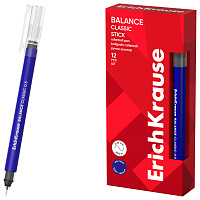 Ручка-роллер ERICH KRAUSE "Balance Stick Classic", СИНЯЯ, линия 0,35 мм, 63147 фото Ручка-роллер ERICH KRAUSE "Balance Stick Classic", СИНЯЯ, линия 0,35 мм, 63147