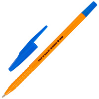 Ручка шариковая STAFF "Basic BP-66 ORANGE", СИНЯЯ, корпус оранжевый, узел 1 мм, линия письма 0,5 мм, 144453 фото Ручка шариковая STAFF "Basic BP-66 ORANGE", СИНЯЯ, корпус оранжевый, узел 1 мм, линия письма 0,5 мм, 144453