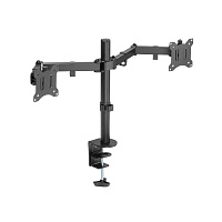 Кронштейн для двух мониторов настольный VESA 75х75, 100х100, 17"-32", до 16 кг, SONNEN STATIC, 455943 фото Кронштейн для двух мониторов настольный VESA 75х75, 100х100, 17"-32", до 16 кг, SONNEN STATIC, 455943