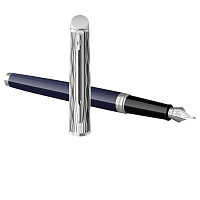 Ручка перьевая Waterman "Hemisphere SE Deluxe Blue CT" синяя, 0,8мм, подарочная упаковка фото Ручка перьевая Waterman "Hemisphere SE Deluxe Blue CT" синяя, 0,8мм, подарочная упаковка