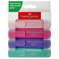 Набор текстовыделителей Faber-Castell "46 Pastel" 4 пастельных цв., 1-5мм, картон. уп. фото Набор текстовыделителей Faber-Castell "46 Pastel" 4 пастельных цв., 1-5мм, картон. уп.
