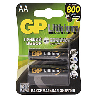 Батарейка GP Lithium AA (LR06) литиевая 15LF Цена за 1 батарейку фото Батарейка GP Lithium AA (LR06) литиевая 15LF Цена за 1 батарейку