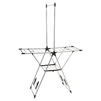 Сушилка напольная для белья раскладная, 6 зон сушки, 18 метров, LAIMA HOME GRANDIOSE STAR, 700474