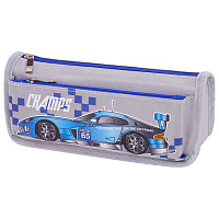 Пенал мягкий ЮНЛАНДИЯ, 2 отделения, полиэстер, "Car champion", серый, 21х6х9 см, 228983 фото Пенал мягкий ЮНЛАНДИЯ, 2 отделения, полиэстер, "Car champion", серый, 21х6х9 см, 228983