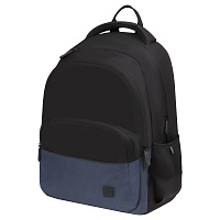 Рюкзак Berlingo U3 "Black-grey" 41*29,5*13см, 2 отделения, 4 кармана, эргономичная спинка фото Рюкзак Berlingo U3 "Black-grey" 41*29,5*13см, 2 отделения, 4 кармана, эргономичная спинка