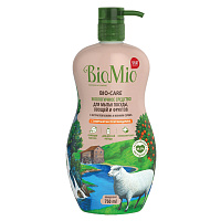 Средство для мытья посуды BioMio Bio-Care мандарин 750 мл фото Средство для мытья посуды BioMio Bio-Care мандарин 750 мл