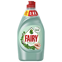 Средство для мытья посуды Fairy Чайное дерево и Мята гель 0.45 л фото Средство для мытья посуды Fairy Чайное дерево и Мята гель 0.45 л