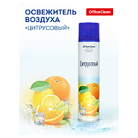 Освежитель воздуха аэрозольный OfficeClean "Цитрусовый. Апельсин, лайм", 300мл фото Освежитель воздуха аэрозольный OfficeClean "Цитрусовый. Апельсин, лайм", 300мл