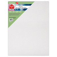 Холст на подрамнике BRAUBERG ART BASIC, 30х40 см, 280 г/м2, хлопок, мелкое зерно, грунт, 192666