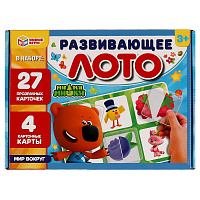 Игра настольная Лото Умные игры "Мир вокруг Ми-Ми-Мишки", картонная коробка фото Игра настольная Лото Умные игры "Мир вокруг Ми-Ми-Мишки", картонная коробка