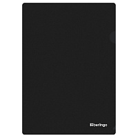 Папка-уголок Berlingo "Soft Touch", А4, 200мкм, софт-тач, черная фото Папка-уголок Berlingo "Soft Touch", А4, 200мкм, софт-тач, черная