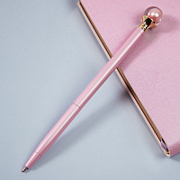 Ручка шариковая автоматическая MESHU "Pink pearl" синяя, 1,0мм фото Ручка шариковая автоматическая MESHU "Pink pearl" синяя, 1,0мм