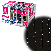 Электрогирлянда-занавес комнатная "Штора" 3х2 м, 144 LED, холодный белый свет, 220 V, ЗОЛОТАЯ СКАЗКА, 591351 фото Электрогирлянда-занавес комнатная "Штора" 3х2 м, 144 LED, холодный белый свет, 220 V, ЗОЛОТАЯ СКАЗКА, 591351